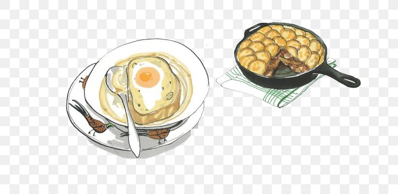 Breakfast Painting Illustration, PNG, 700x400px, Breakfast, Cartoon, Cuisine, Dish, Flavor Download Free