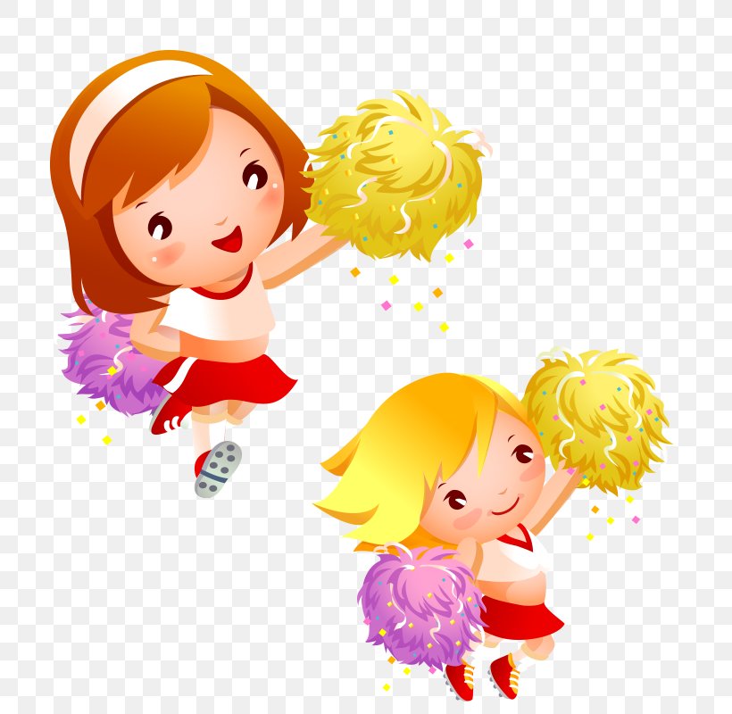 Cartoon Cheerleader, PNG, 800x800px, Watercolor, Cartoon, Flower, Frame, Heart Download Free