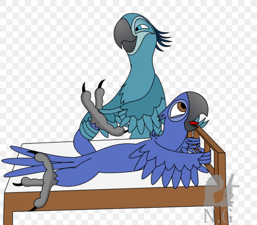 Macaw Parrot Fiction Beak Bird, PNG, 955x836px, Macaw, Art, Beak, Bird, Cartoon Download Free