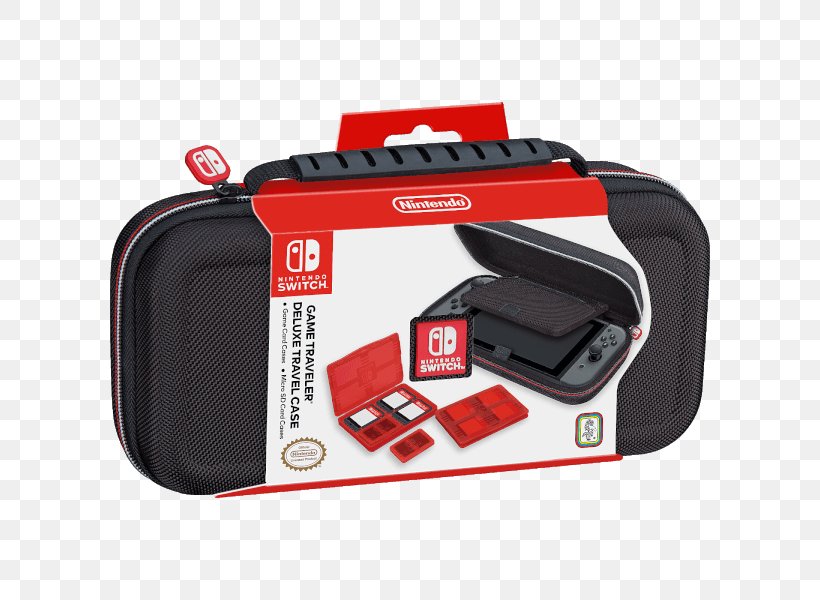 Nintendo Switch The Legend Of Zelda: Breath Of The Wild Super Nintendo Entertainment System Splatoon 2 Mario Kart 8 Deluxe, PNG, 600x600px, Nintendo Switch, Bag, Electronics, Electronics Accessory, Hardware Download Free