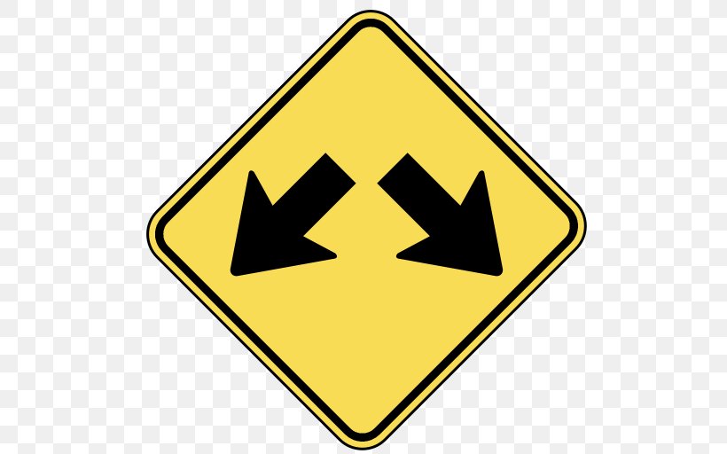 Traffic Sign Arrow Warning Sign Manual On Uniform Traffic Control Devices Road, PNG, 512x512px, Traffic Sign, Area, Carriageway, Highway, Oneway Traffic Download Free
