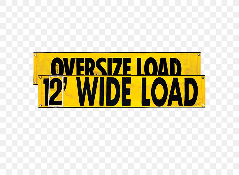 Oversize Load Banner Truck Heavy Hauler Logo, PNG, 600x600px, Oversize Load, Advertising, Area, Banner, Brand Download Free