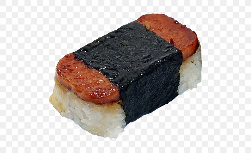 Sushi Onigiri Spam Musubi Cuisine Of Hawaii Japanese Cuisine, PNG, 500x500px, Sushi, Animal Source Foods, Appetizer, Asian Food, Barbecue Download Free