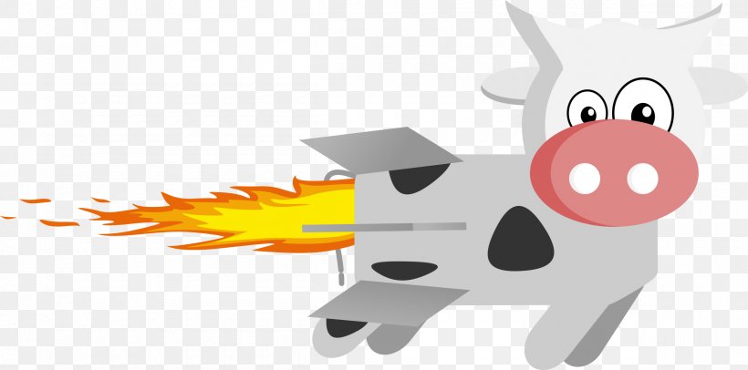 Ayrshire Cattle Rocket Clip Art, PNG, 2400x1189px, Ayrshire Cattle, Art, Cartoon, Cattle, Dairy Cattle Download Free