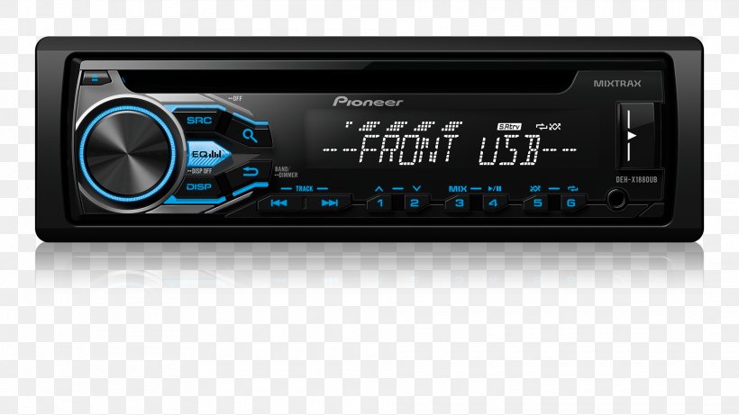 Car Stereo Pioneer DEH-X6800DAB DAB+ Tuner Vehicle Audio Pioneer Corporation CD Player Compact Disc, PNG, 1920x1080px, Vehicle Audio, Audio, Audio Receiver, Av Receiver, Cd Player Download Free