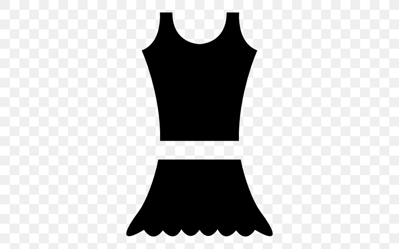 T-shirt Dress Skirt Clothing, PNG, 512x512px, Tshirt, Black, Black And White, Clothing, Clothing Sizes Download Free