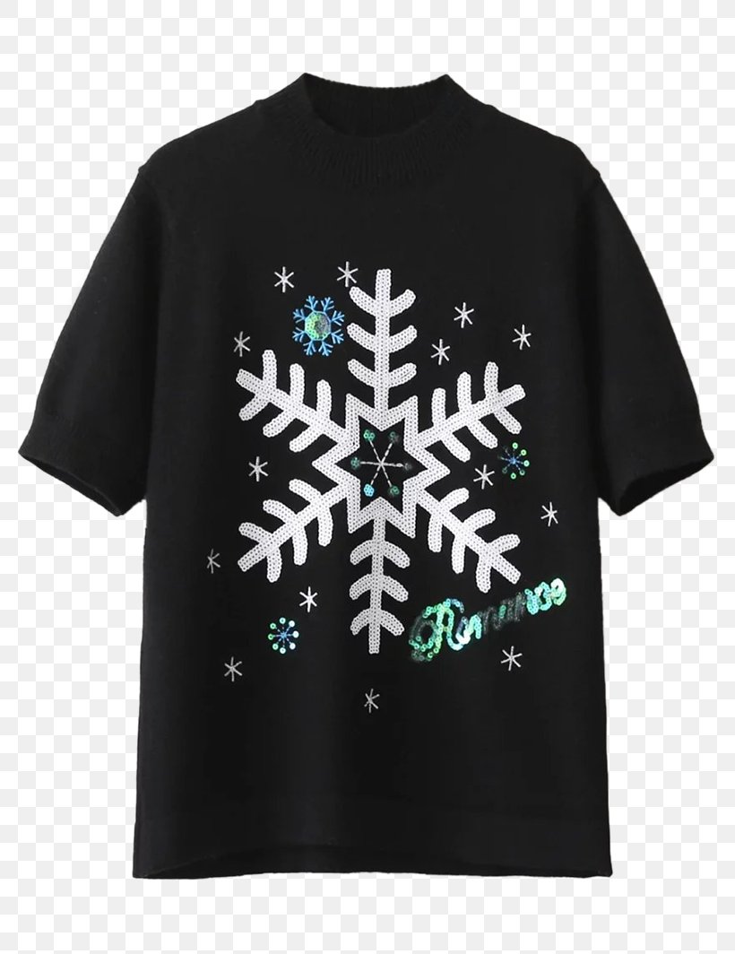 T-shirt Snowflake Science Crystal, PNG, 800x1064px, Tshirt, Bluza, Brand, Concept, Crystal Download Free