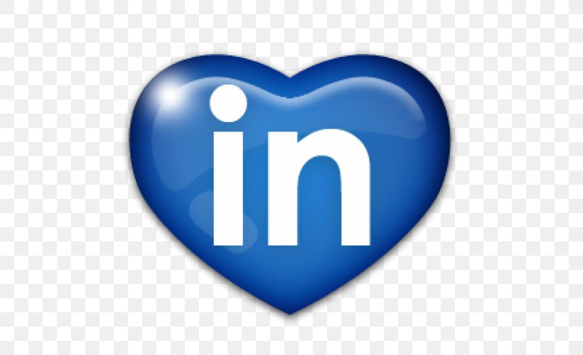Social Media LinkedIn Valentine's Day Logo Job Hunting, PNG, 500x500px, Social Media, Blue, Brand, Electric Blue, Facebook Download Free
