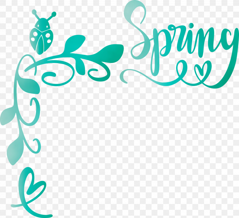 Text Aqua Turquoise Teal Font, PNG, 3000x2740px, Hello Spring, Aqua, Paint, Spring, Teal Download Free