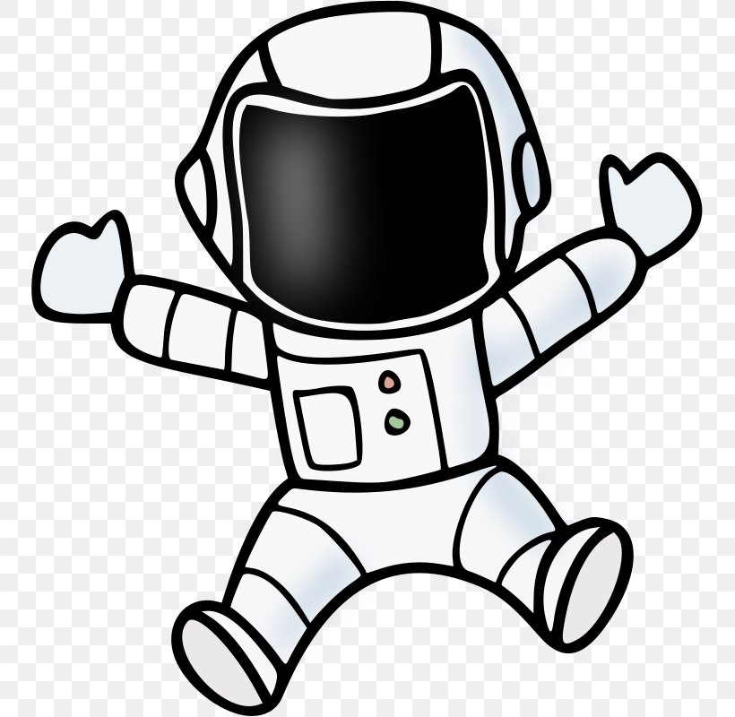 Astronaut Space Suit Drawing Clip Art, PNG, 750x800px, Astronaut, Artwork, Black, Black And White, Coloring Book Download Free