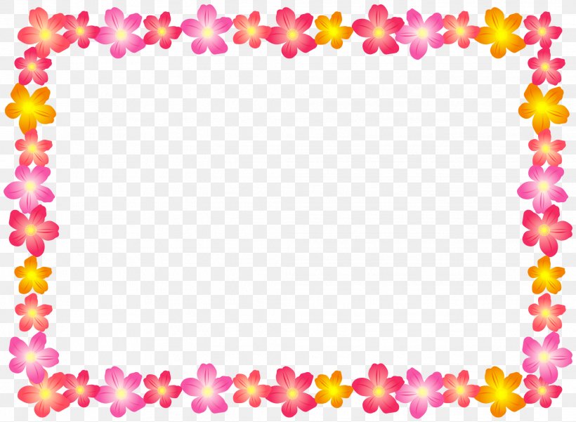 Floral Frame., PNG, 2067x1515px, Borders And Frames, Area, Border, Floral Design, Flower Download Free