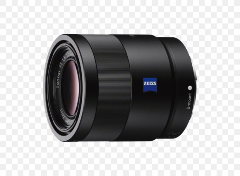 Sony E-mount Sony 55mm F/1.8 Camera Lens Sony Carl Zeiss Sonnar T* FE 55mm F1.8 ZA, PNG, 600x600px, Sony Emount, Apsc, Camera, Camera Accessory, Camera Lens Download Free