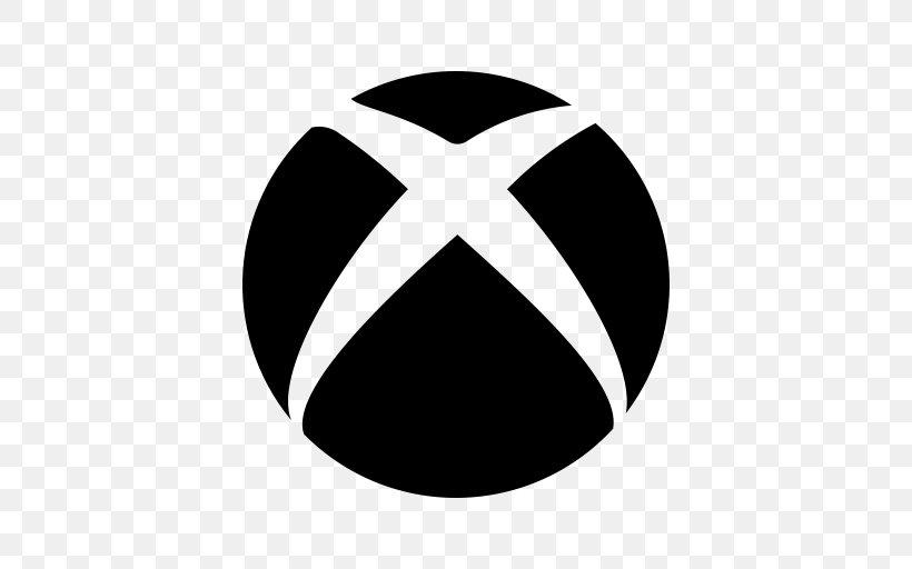 Black Xbox 360 Controller Clip Art, PNG, 512x512px, Black, Black And White, Brand, Logo, Monochrome Download Free