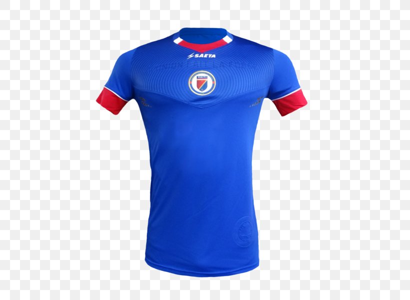 Haiti National Football Team T-shirt Jersey, PNG, 600x600px, 2018 World Cup, Haiti, Active Shirt, Blue, Clothing Download Free