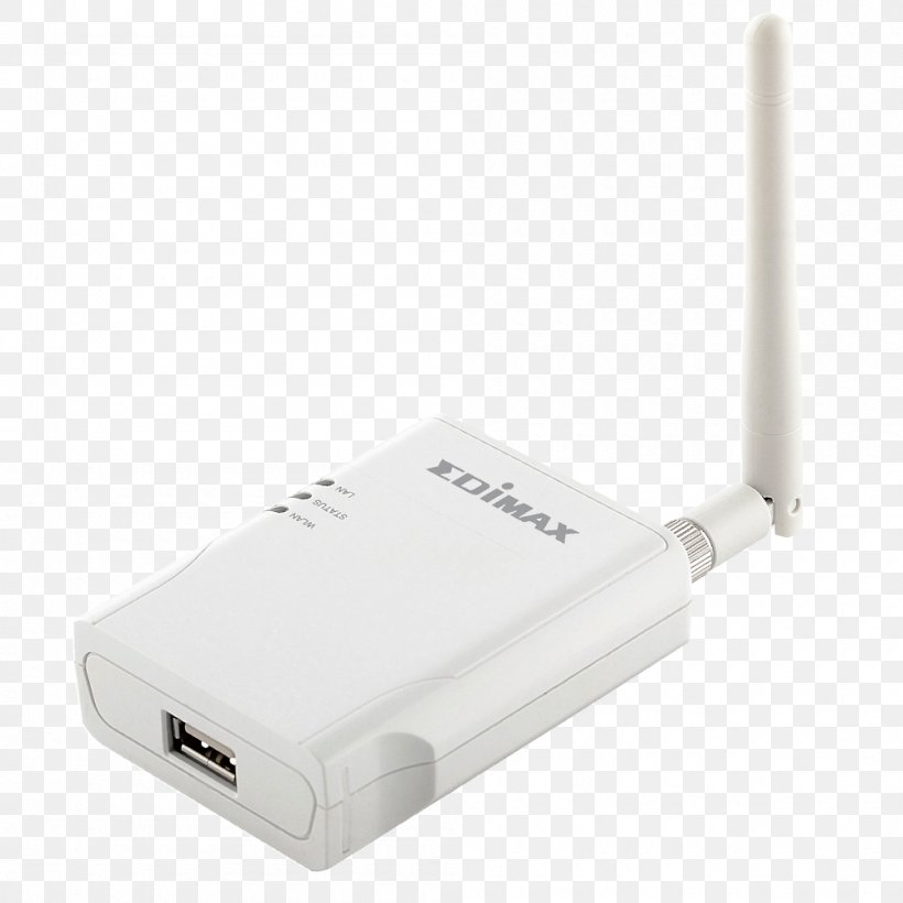 Adapter Wireless Access Points Print Servers Wireless Router USB, PNG, 1000x1000px, Adapter, Cable, Computer Hardware, Computer Servers, Edimax Download Free