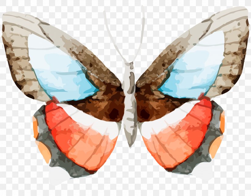 Butterfly Watercolor Painting Clip Art, PNG, 3600x2814px, Butterfly, Art, Arthropod, Drawing, Insect Download Free