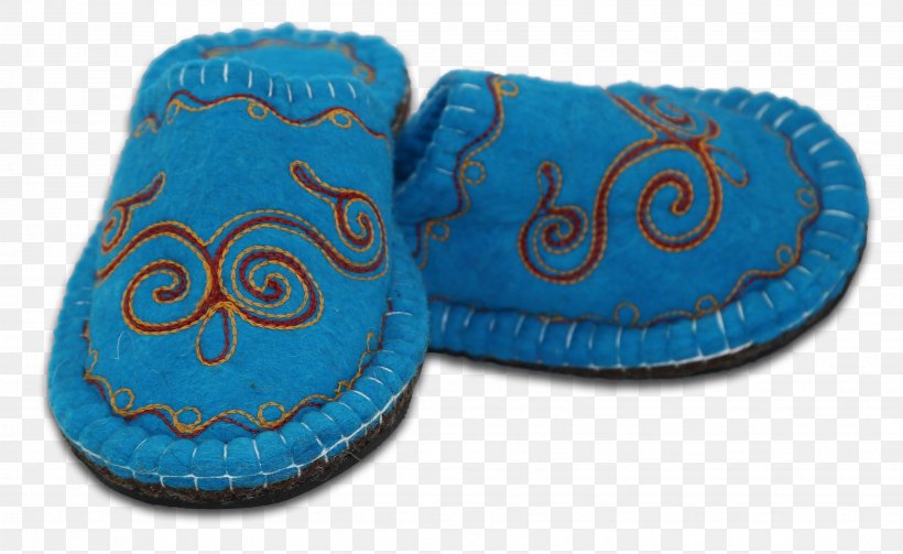 Slipper Shoe Turquoise, PNG, 3454x2122px, Slipper, Aqua, Electric Blue, Footwear, Outdoor Shoe Download Free