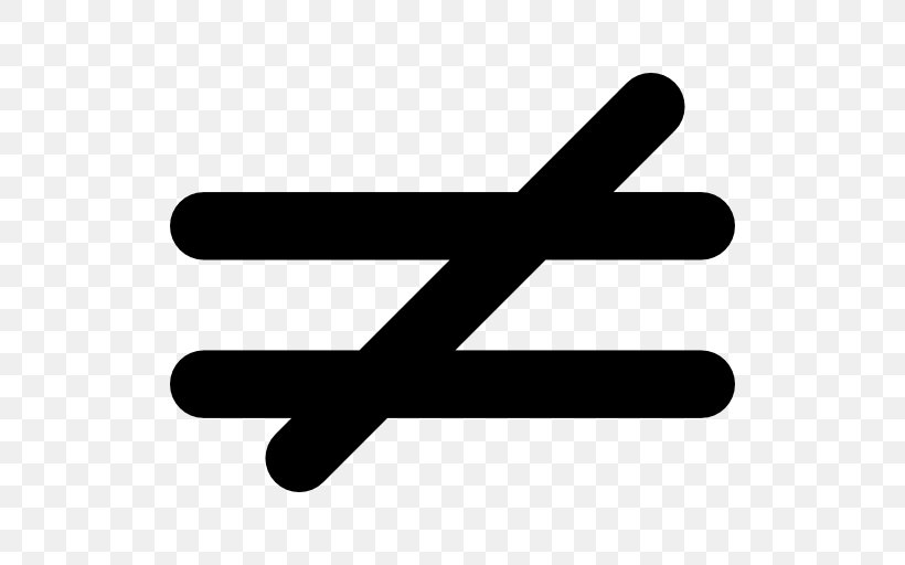 Equals Sign Mathematics Equality Mathematical Notation, PNG, 512x512px, Equals Sign, Aircraft, Airplane, Black And White, Equality Download Free