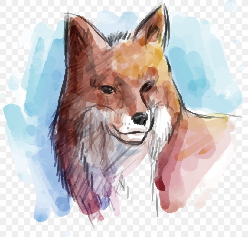 Gray Wolf Watercolor Painting Euclidean Vector Animal, PNG, 1689x1610px, Gray Wolf, Animal, Art, Carnivoran, Dhole Download Free