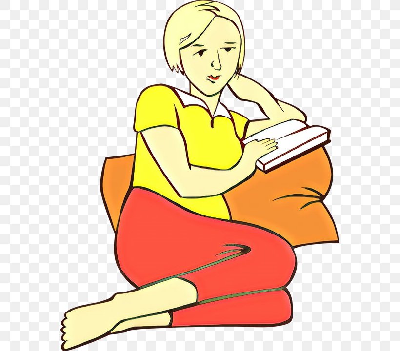 A Young Girl Reading Clip Art Vector Graphics Openclipart, PNG, 571x720px, Young Girl Reading, Arm, Art, Artwork, Book Download Free