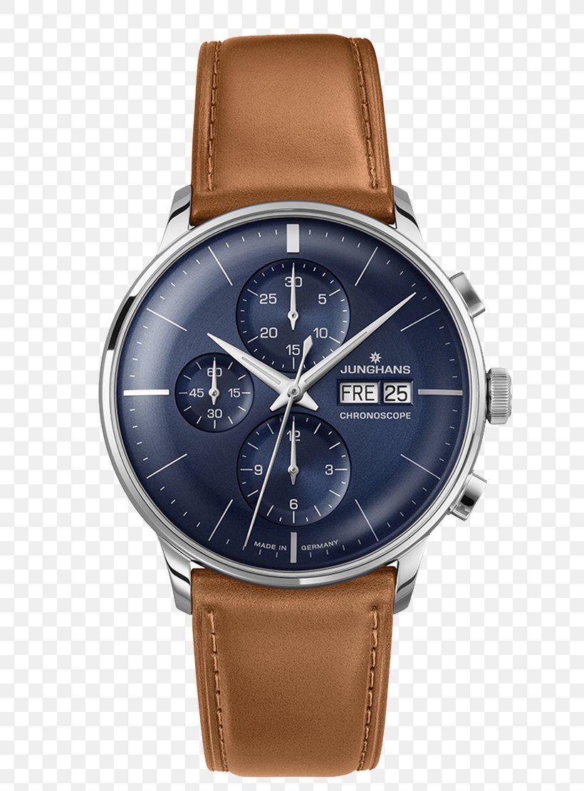 Junghans Chronometer Watch Chronograph Blue, PNG, 763x1111px, Junghans, Automatic Watch, Blue, Brand, Buckle Download Free