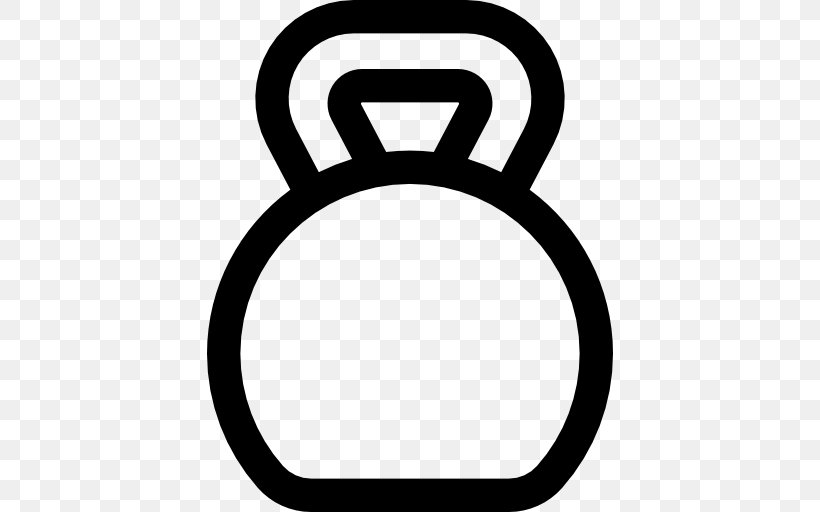 Kettlebell Fitness Centre Weight Training Exercise Dumbbell, PNG, 512x512px, Kettlebell, Agility, Area, Barbell, Black And White Download Free