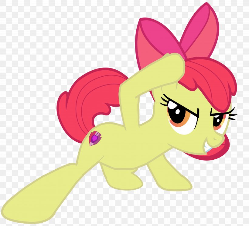 Pony Apple Bloom Applejack Pinkie Pie Rarity, PNG, 5959x5423px, Watercolor, Cartoon, Flower, Frame, Heart Download Free