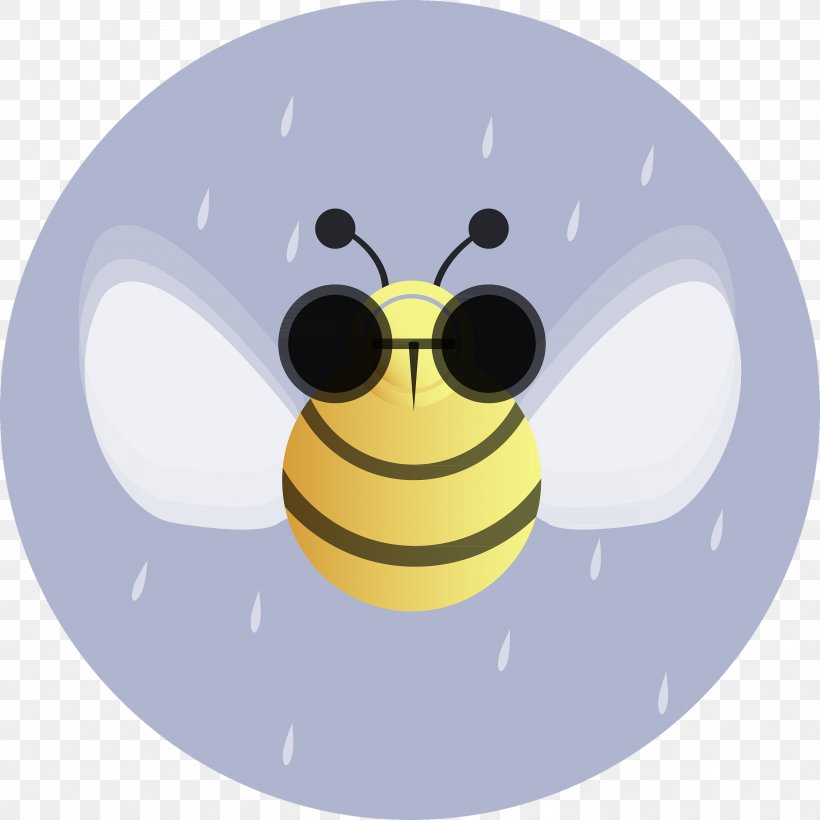 Bee Beta Muscae Cartoon Smiley Image, PNG, 3000x3000px, Bee, Animal, Cartoon, Child, Childrens Clothing Download Free