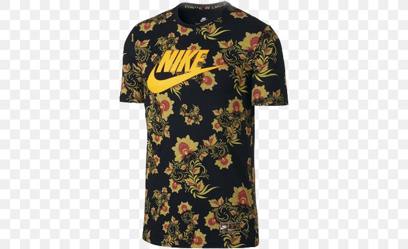 T-shirt Nike Sportswear Clothing, PNG, 500x500px, Tshirt, Active Shirt, Blouse, Clothing, Flower Download Free