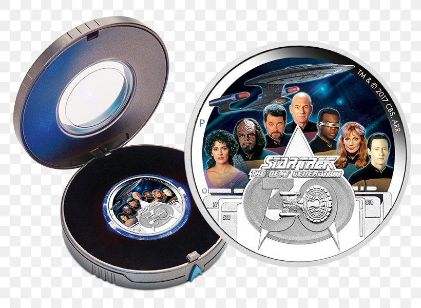 Jean-Luc Picard Star Trek Commander William T. Riker Silver Coin, PNG, 800x600px, Jeanluc Picard, Anniversary, Australian Lunar, Banknote, Coin Download Free