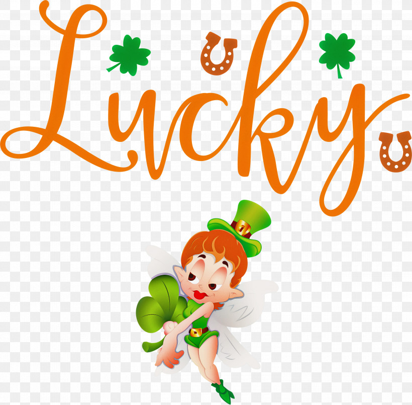Lucky Patricks Day Saint Patrick, PNG, 3000x2948px, Lucky, Animal Figurine, Biology, Cartoon, Character Download Free