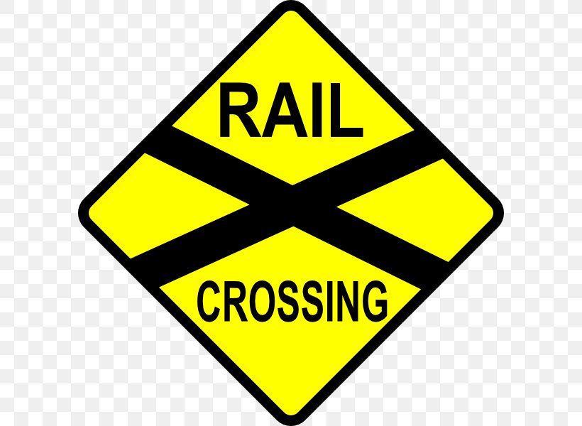 Rail Transport Train Traffic Sign Level Crossing Track, PNG, 600x600px, Rail Transport, Area, Brand, Crossbuck, Level Crossing Download Free