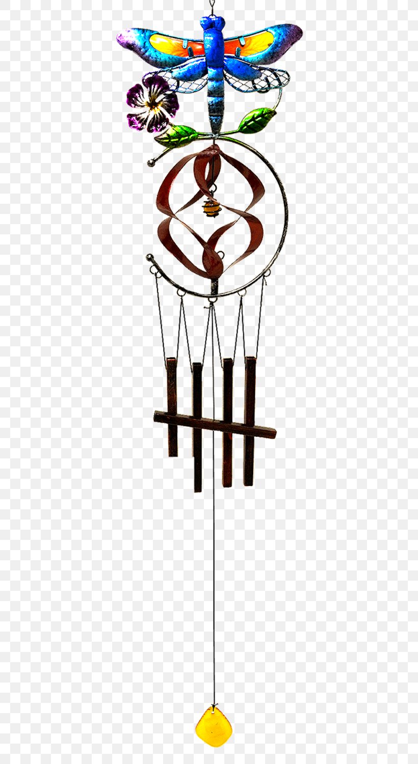 Stained Glass Wind Chimes Line, PNG, 455x1500px, Stained Glass, Chime, Dragonfly, Glass, Spiral Download Free
