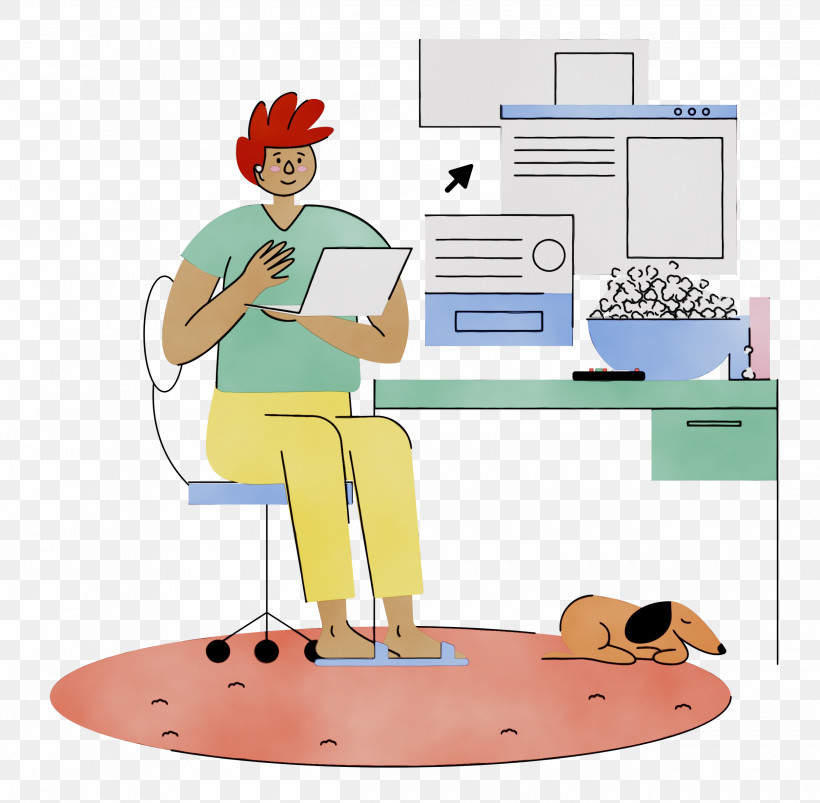 Cartoon Joint Meter Line Behavior, PNG, 2500x2450px, Work At Home, Behavior, Cartoon, Human, Human Biology Download Free