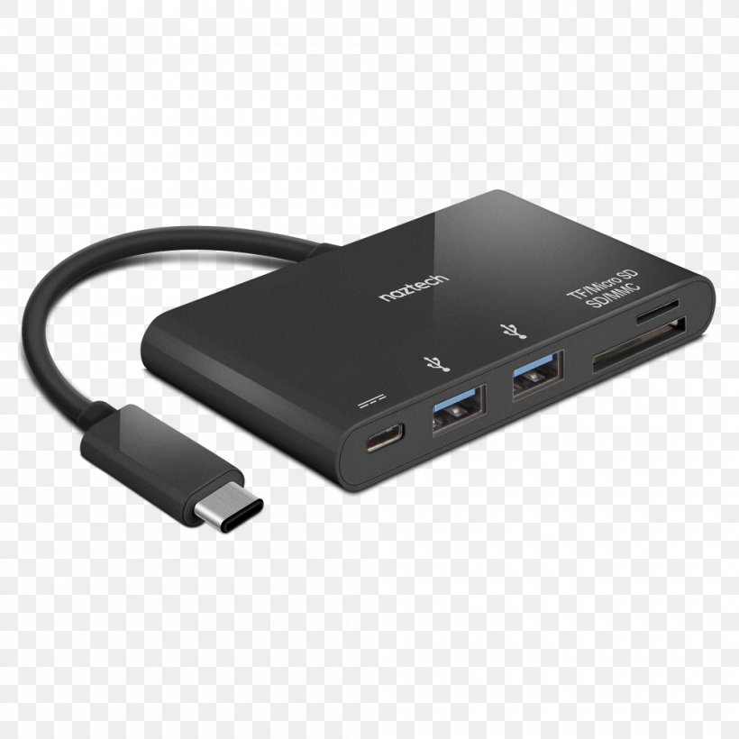 HDMI Graphics Cards & Video Adapters Ethernet Hub USB-C, PNG, 1000x1000px, Hdmi, Ac Adapter, Adapter, Cable, Computer Data Storage Download Free