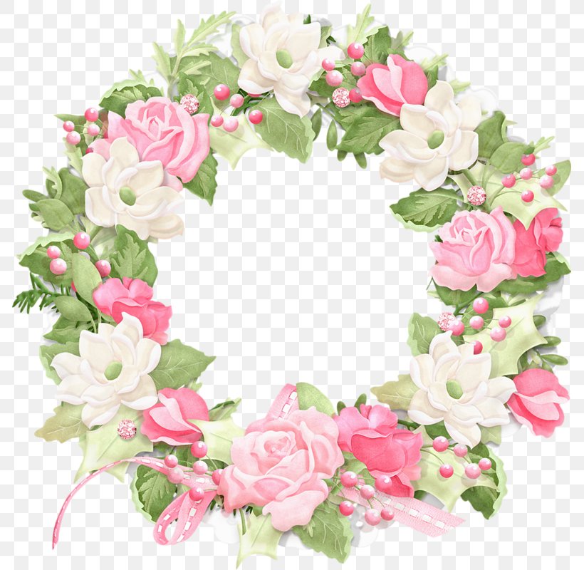 Rose Flower Wreath Clip Art, PNG, 785x800px, Rose, Art, Artificial Flower, Cut Flowers, Decor Download Free