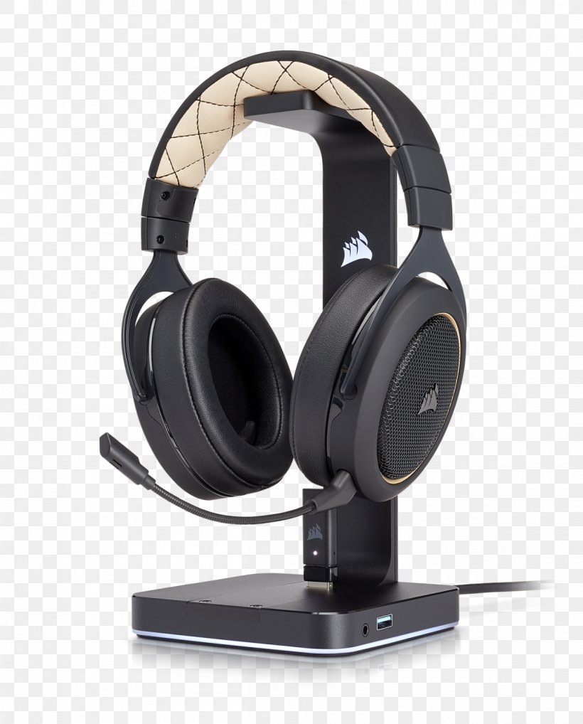 Corsair Gaming HS70 Wireless Corsair HS70 Wireless Gaming Headset With 7.1 Surround Sound Headphones, PNG, 1200x1490px, Headset, Audio, Audio Equipment, Corsair Components, Corsair Hs50 Download Free