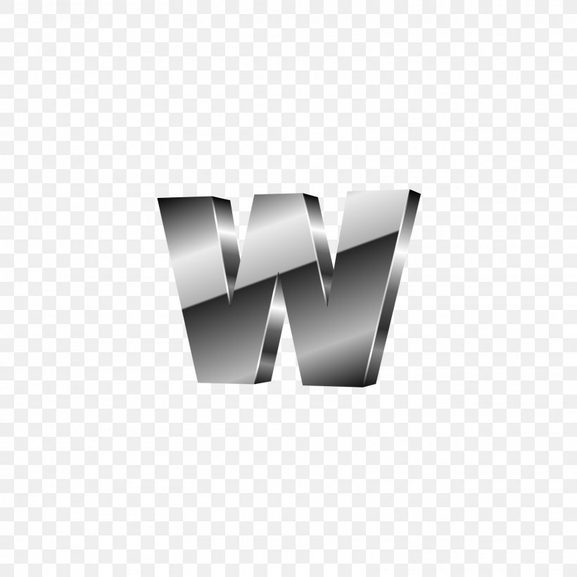 Letter W, PNG, 1600x1600px, Letter, Black And White, Brand, Logo, Monochrome Download Free