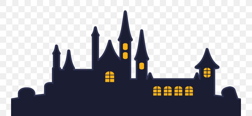 Silhouette Haunted House Festival, PNG, 748x380px, Silhouette, Brand, Drawing, Festival, Halloween Download Free