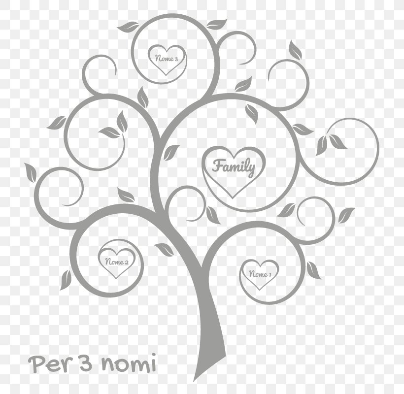 Sticker Mural Wall Decal Tree Of Life, PNG, 800x800px, Sticker, Area, Black And White, Body Jewelry, Branch Download Free