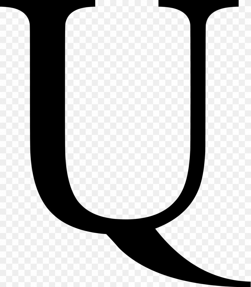 Letter Q With Hook Tail Clip Art, PNG, 2000x2283px, Letter, Alphabet, Black And White, Descender, Information Download Free