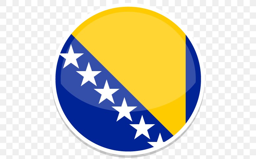 Area Symbol Yellow Circle, PNG, 512x512px, Bosnia And Herzegovina, Area, Bosnian, Country, Flag Download Free