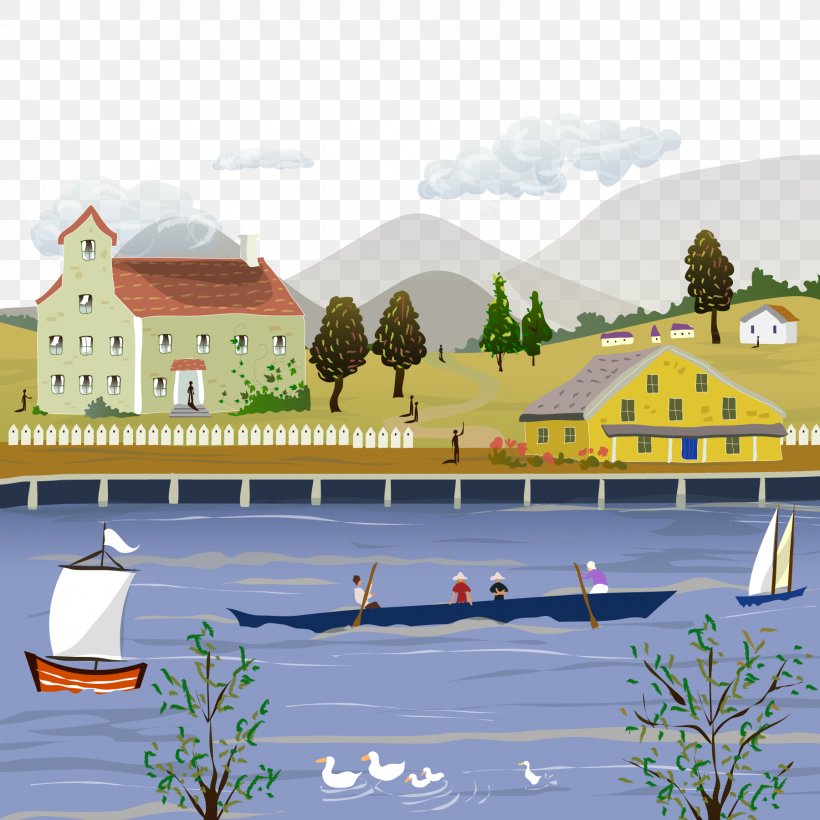 Cartoon Illustration, PNG, 1800x1800px, Cartoon, Boat, Caricature, Cover Art, Drawing Download Free