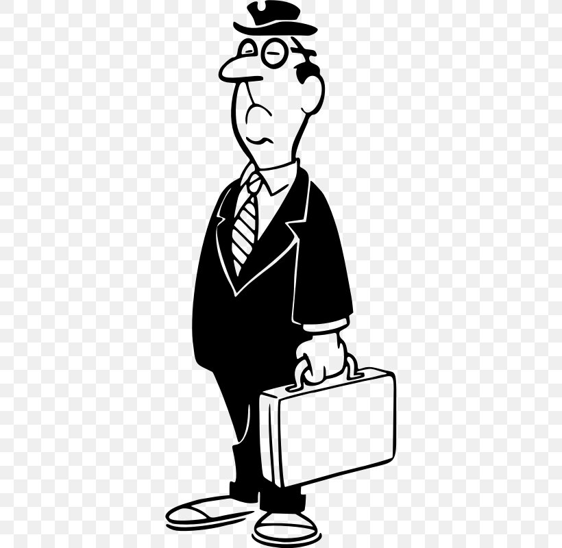 Businessperson Clip Art, PNG, 338x800px, Businessperson, Artwork, Black, Black And White, Briefcase Download Free