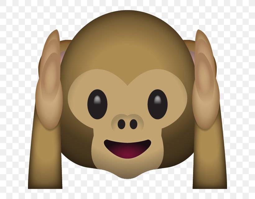 Emoji Three Wise Monkeys Sticker IPhone, PNG, 640x640px, Emoji, Apple Color Emoji, Cartoon, Evil, Eye Download Free