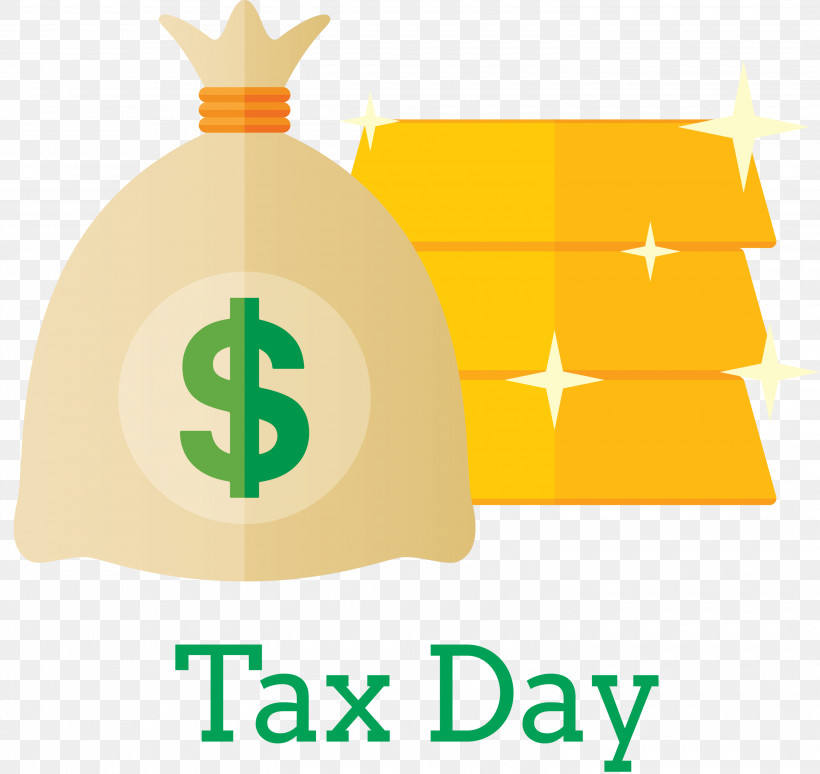 Tax Day, PNG, 3000x2832px, Tax Day, Logo, Symbol, Water Bottle, Yellow Download Free