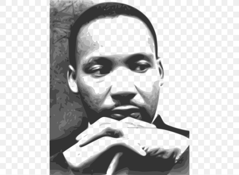 Martin Luther King Jr. United States I Have A Dream African-American Civil Rights Movement Clip Art, PNG, 480x601px, Martin Luther King Jr, African American, Art, Black And White, Chin Download Free