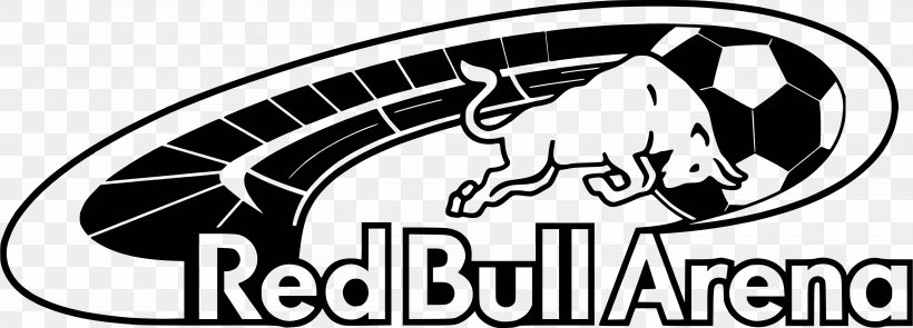 Red Bull Arena Red Bull Racing Logo New York Red Bulls, PNG, 5000x1800px, Red Bull Arena, Area, Arena, Automotive Tire, Black And White Download Free