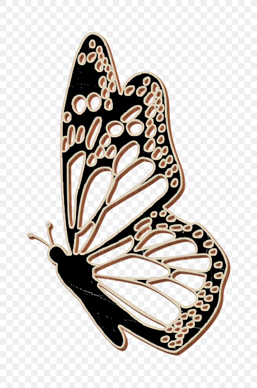 Animals Icon Insect Icon Butterfly Side View With Detailed Wings Icon, PNG, 788x1238px, Animals Icon, Brushfooted Butterflies, Butterflies, Butterflies Icon, Drawing Download Free