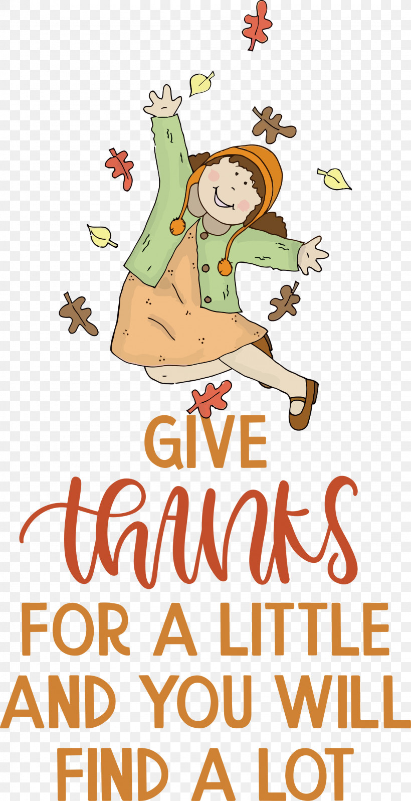 Give Thanks Thanksgiving, PNG, 1539x2999px, Give Thanks, Behavior, Cartoon, Happiness, Human Download Free